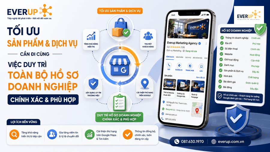 Các lỗi cần tránh khi tối ưu sản phẩm và dịch vụ trên Google Business Profile