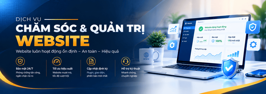 Dịch vụ chăm sóc và quản trị web