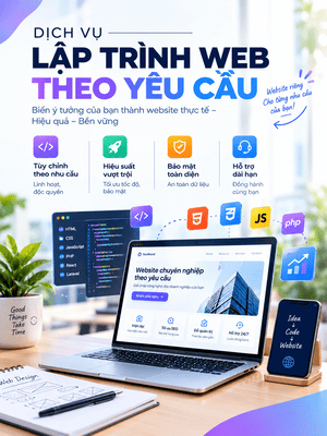 Dịch vụ lập trình website theo yêu cầu