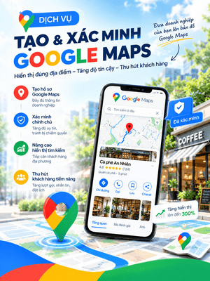 Dịch vụ tạo và xác minh Google Maps