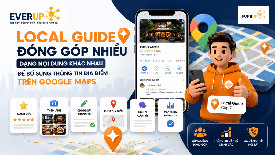 Mối liên hệ giữa Local Guide và các dạng nội dung đóng góp trên Google Maps